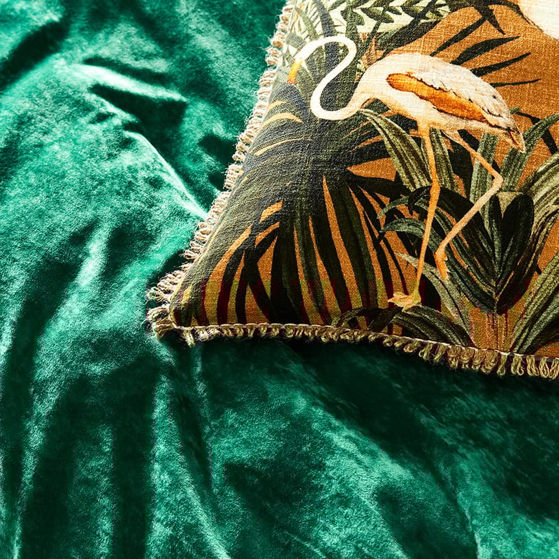 Luxe Velvet Emerald Quilt Cover Separates
