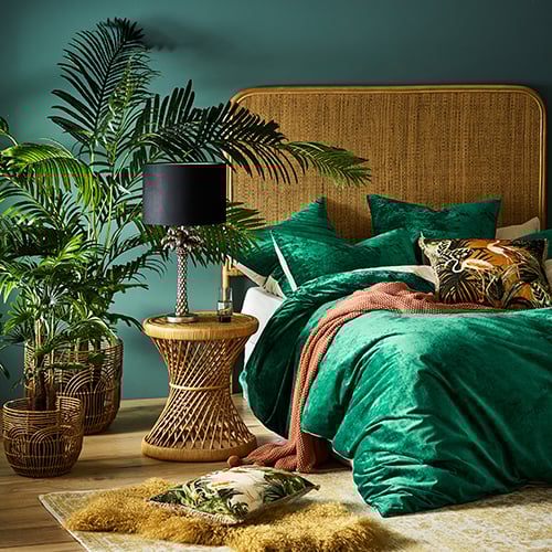 Luxe Velvet Emerald Quilt Cover Separates