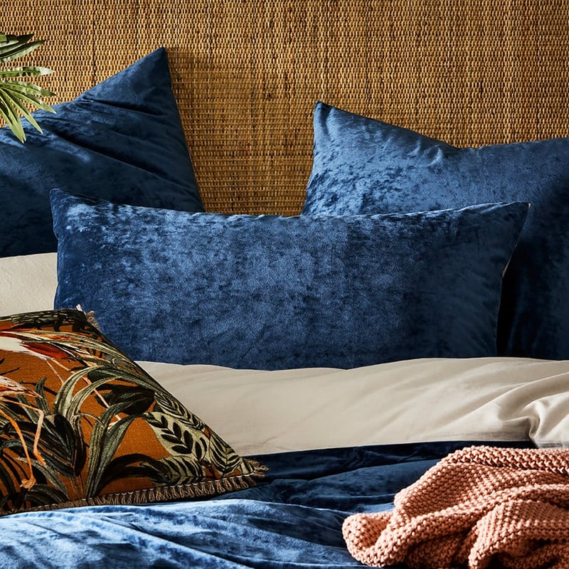 Luxe Velvet Navy Quilt Cover Separates