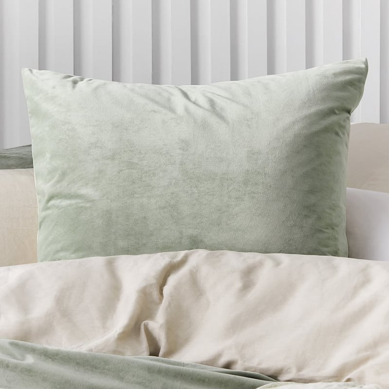 Luxe Velvet Pistacio Quilt Cover Separates