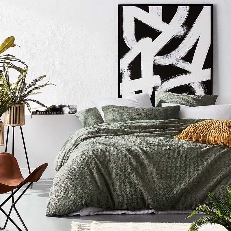 Scout Khaki Quilt Cover Set + Separates