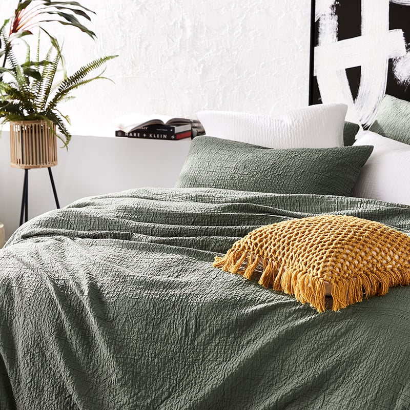 Scout Khaki Quilt Cover Set + Separates