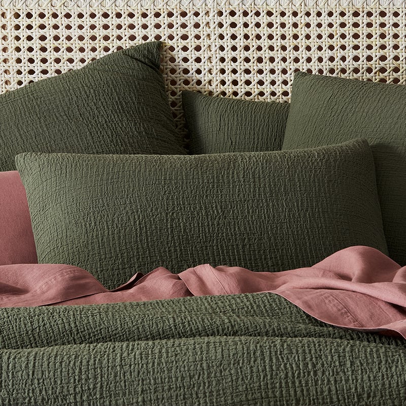 Scout Moss Quilt Cover Set + Separates