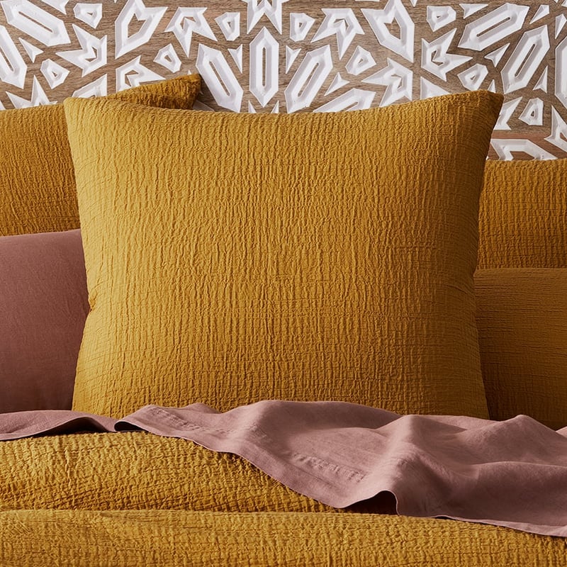 Scout Mustard Quilt Cover Set + Separates
