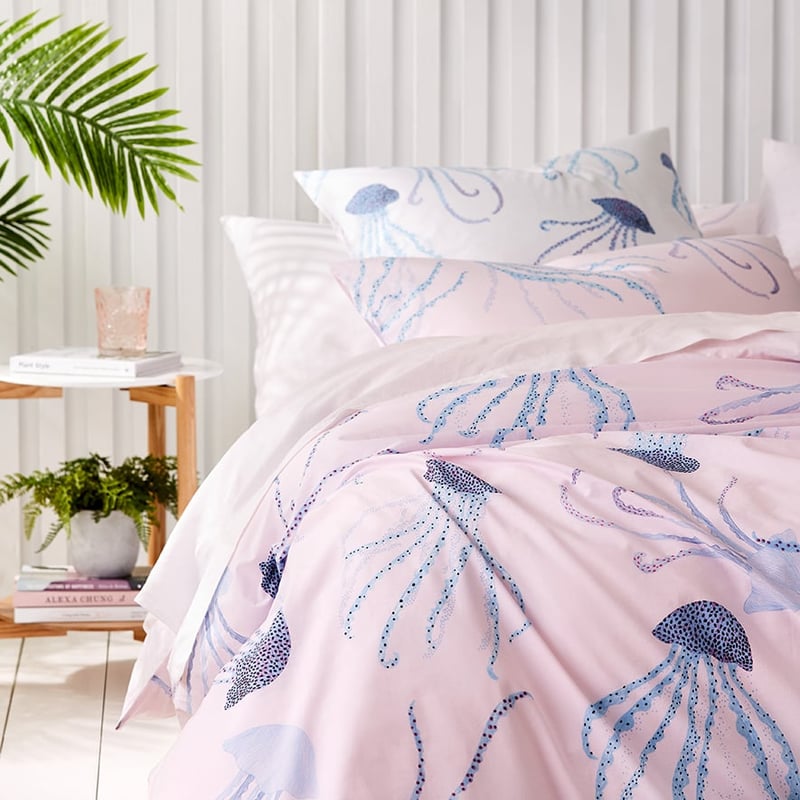 Jellyfish Pink Quilt Cover Set + Separates