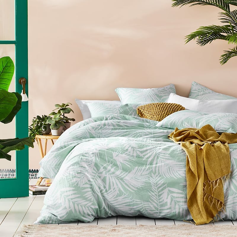 Rio Mint Quilt Cover Set + Separates