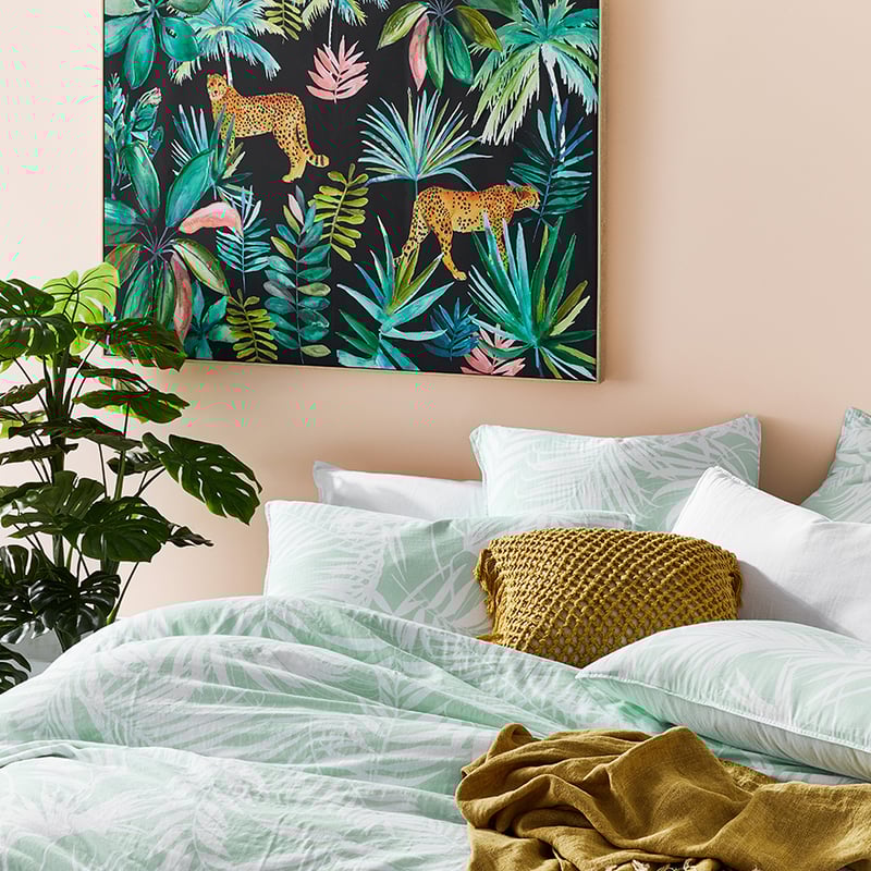 Rio Mint Quilt Cover Set + Separates