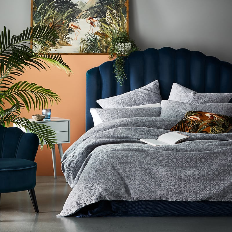 Piper Steel Quilt Cover Separates