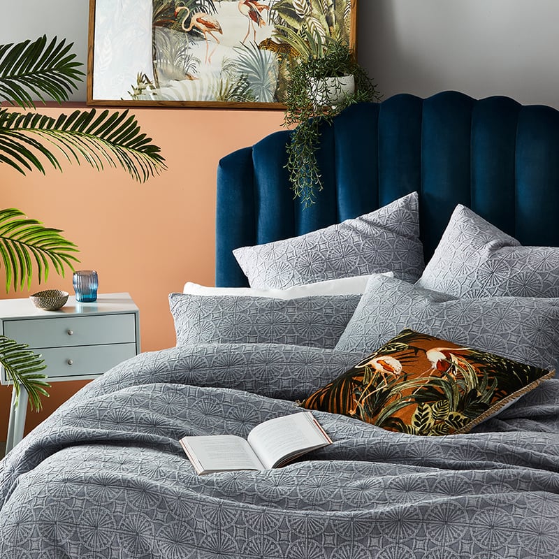Piper Steel Quilt Cover Separates