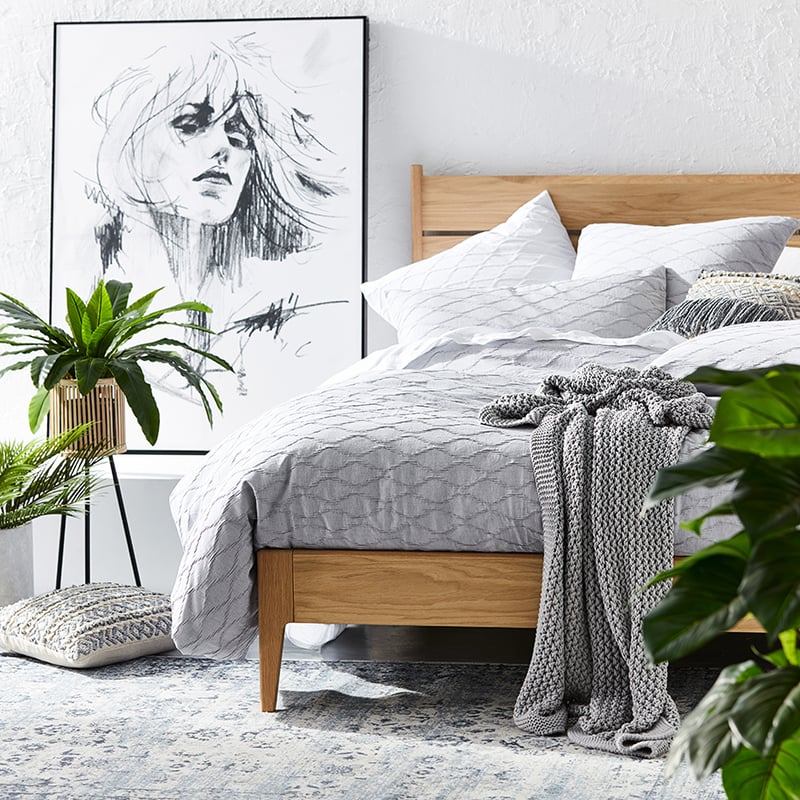 Echo Grey Quilt Cover Set + Separates