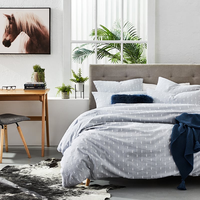 Hides Silver Quilt Cover Set + Separates