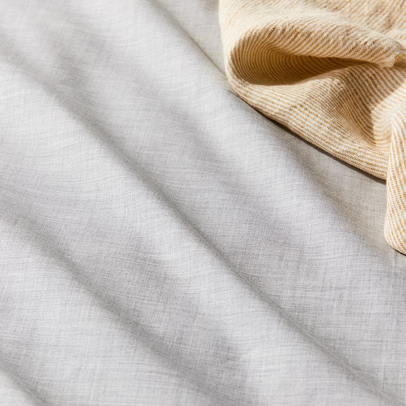 Eco Cotton Grey Quilt Cover Set + Separates