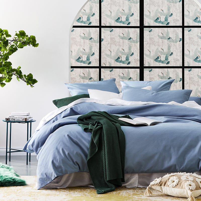Atlanta Azure Quilt Cover Set + Separates
