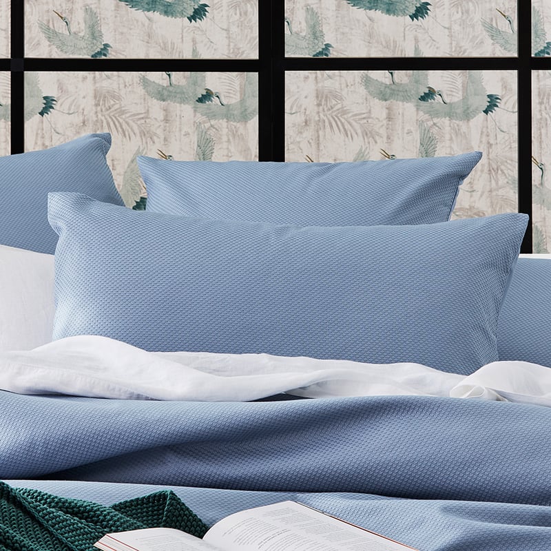 Atlanta Azure Quilt Cover Set + Separates