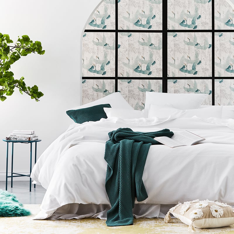 Atlanta White Quilt Cover Set + Separates
