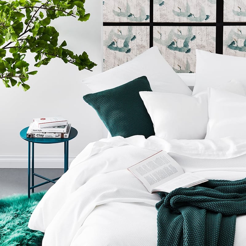 Atlanta White Quilt Cover Set + Separates