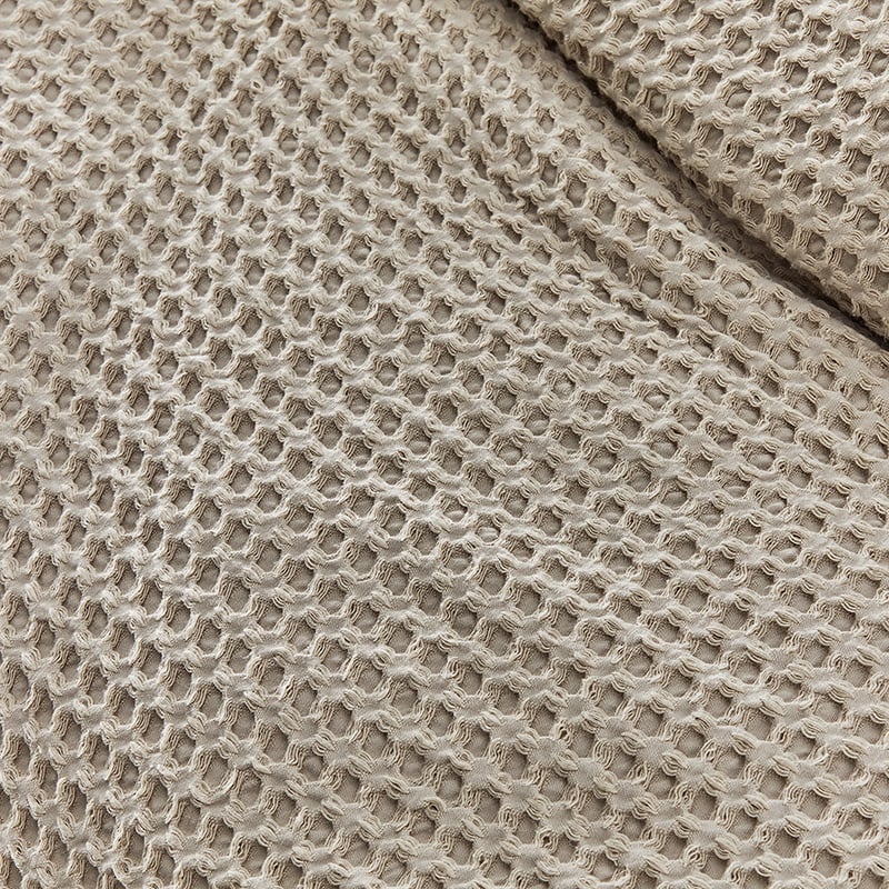 Chunky Waffle Oatmeal Quilt Cover Set + Separates