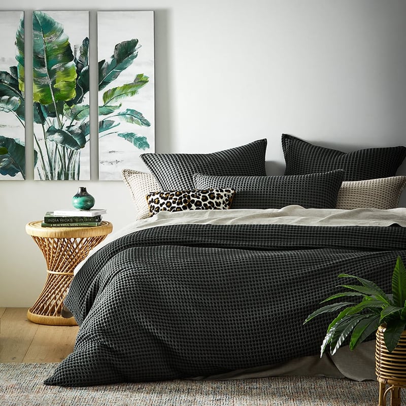 Chunky Waffle Shadow Quilt Cover Set + Separates