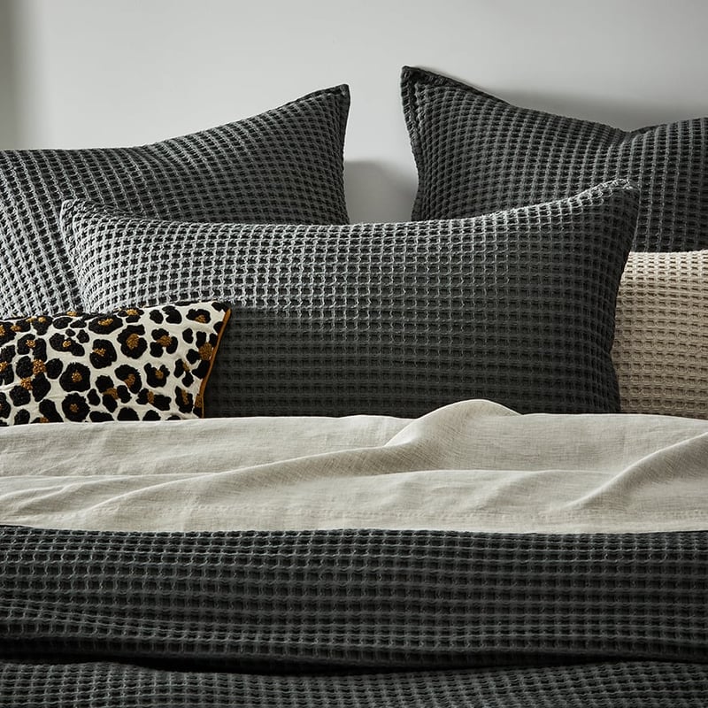 Chunky Waffle Shadow Quilt Cover Set + Separates