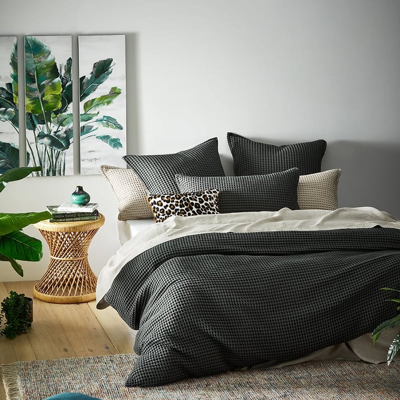 Chunky Waffle Shadow Quilt Cover Set + Separates