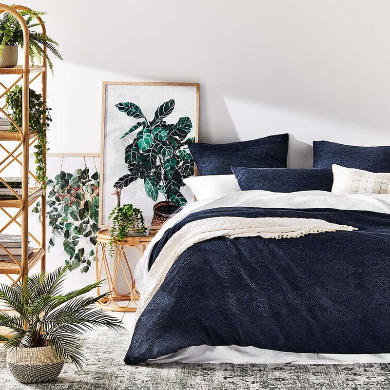 Noida Navy Quilt Cover Separates