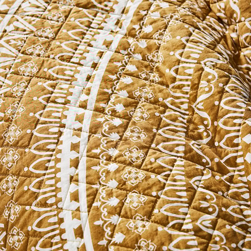 Karma Quilted Cinnamon Quilt Cover Separates