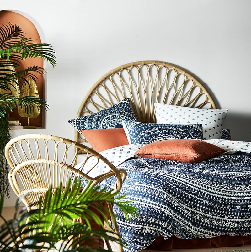 Karma Quilted Steel Quilt Cover Separates