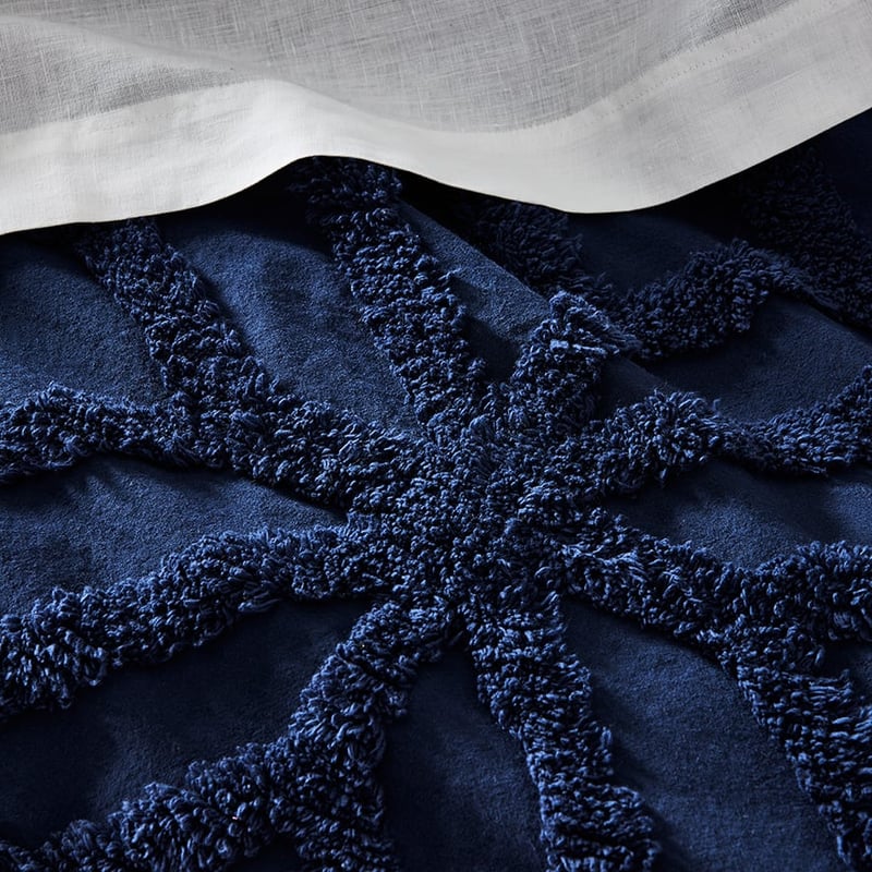 Monaco Chenille Midnight Quilt Cover Separates