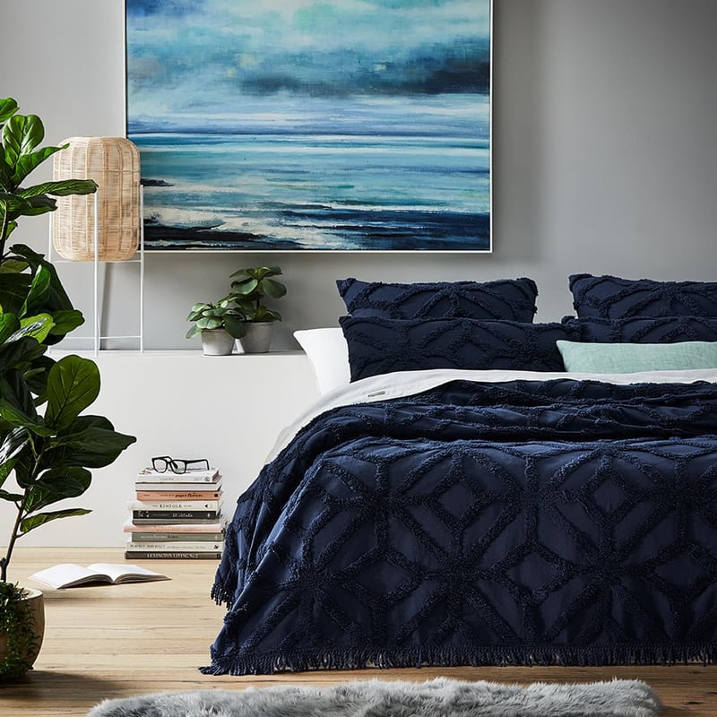 Monaco Chenille Midnight Coverlet Separates