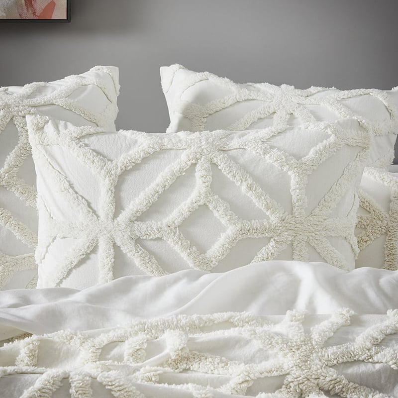 Monaco Chenille Natural Coverlet Separates