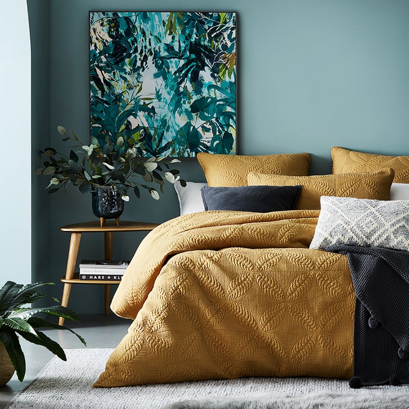 Ava Cinnamon Quilted Quilt Cover Separates