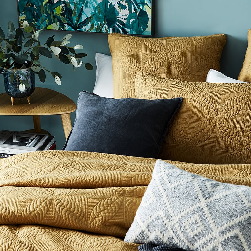 Ava Cinnamon Quilted Quilt Cover Separates