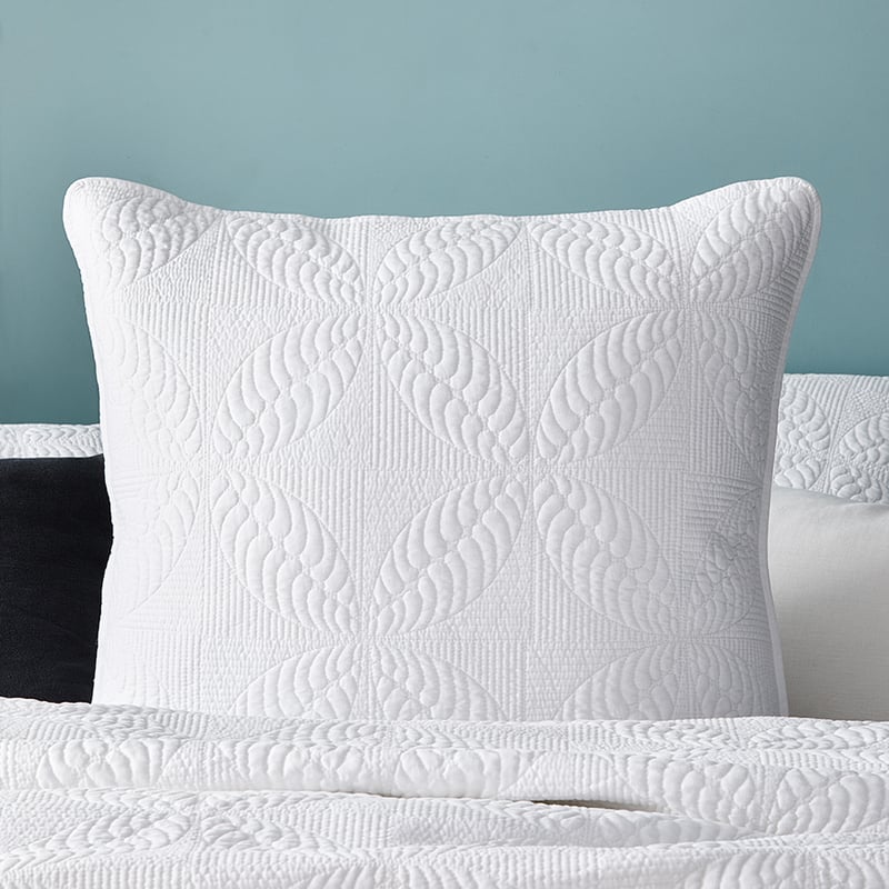 Ava Snow Quilted Coverlet Separates