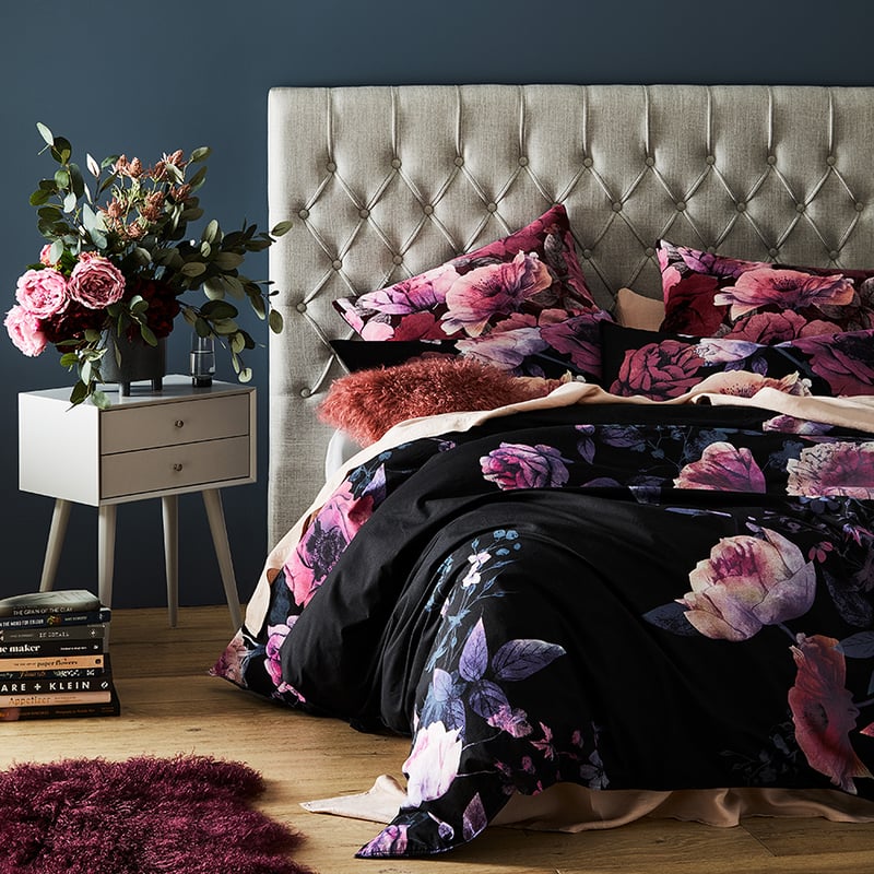 Dark Rose Night Quilt Cover Set + Separates