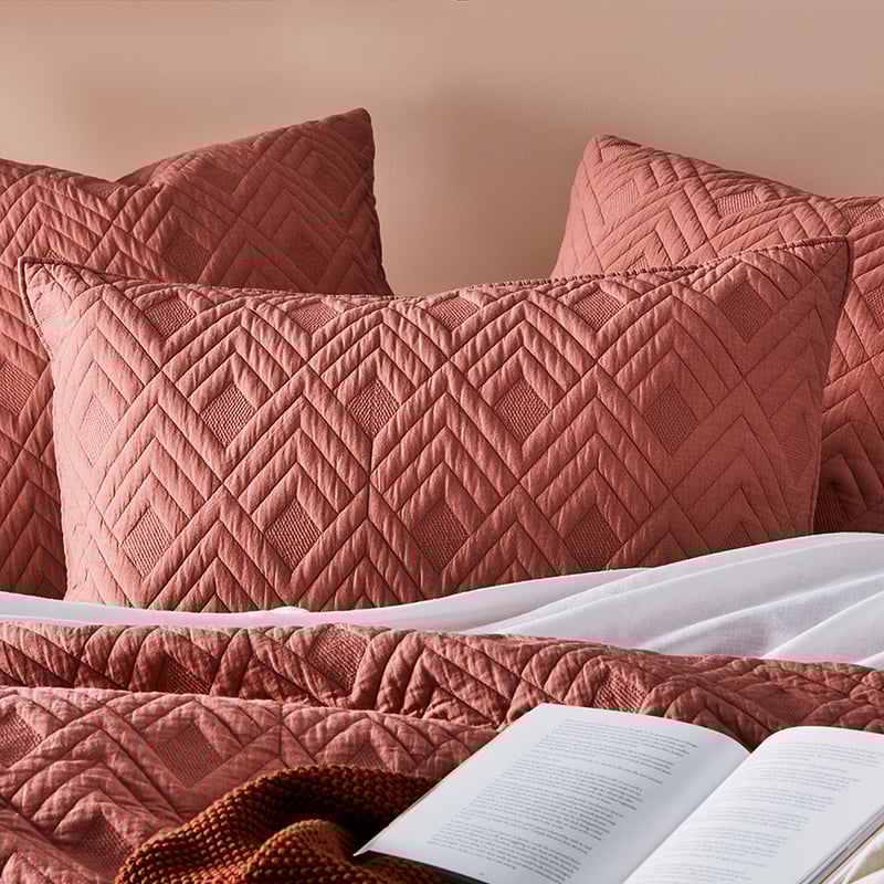 Soho Brick Quilted Quilt Cover Separates