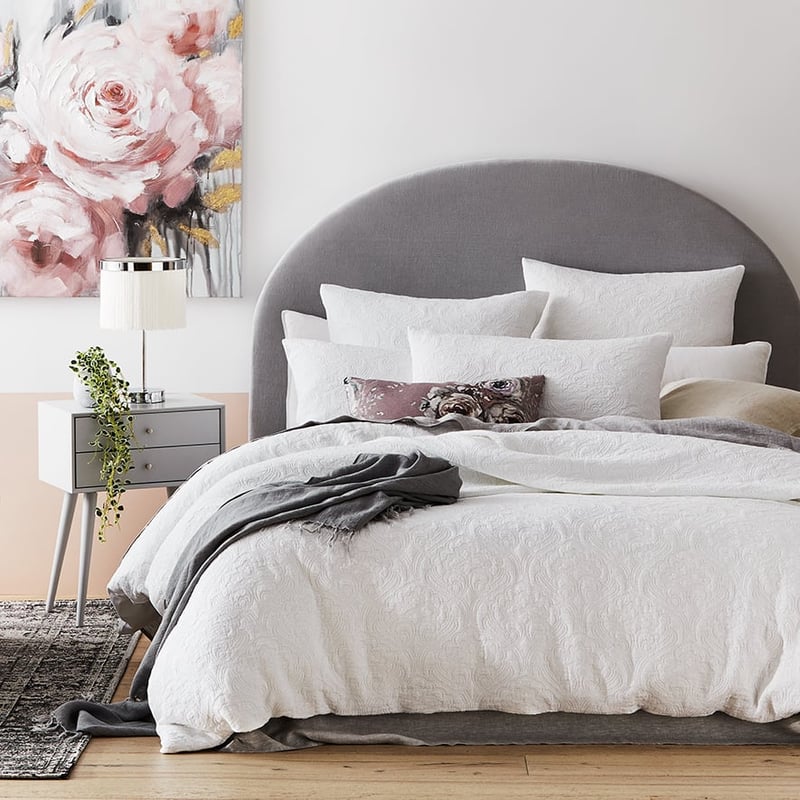 European Collection Sintra Snow Quilt Cover Separates