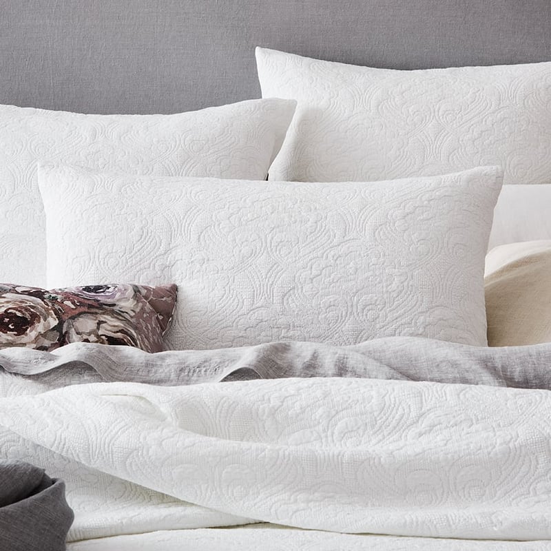 European Collection Sintra Snow Quilt Cover Separates