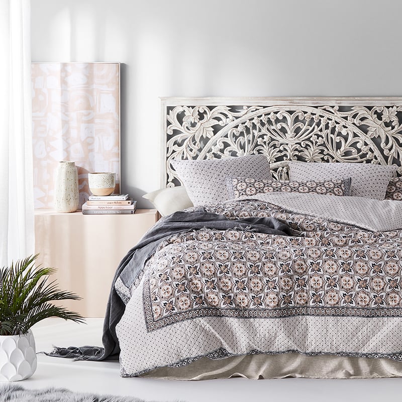 Kashmir Natural Quilted Quilt Cover Separates