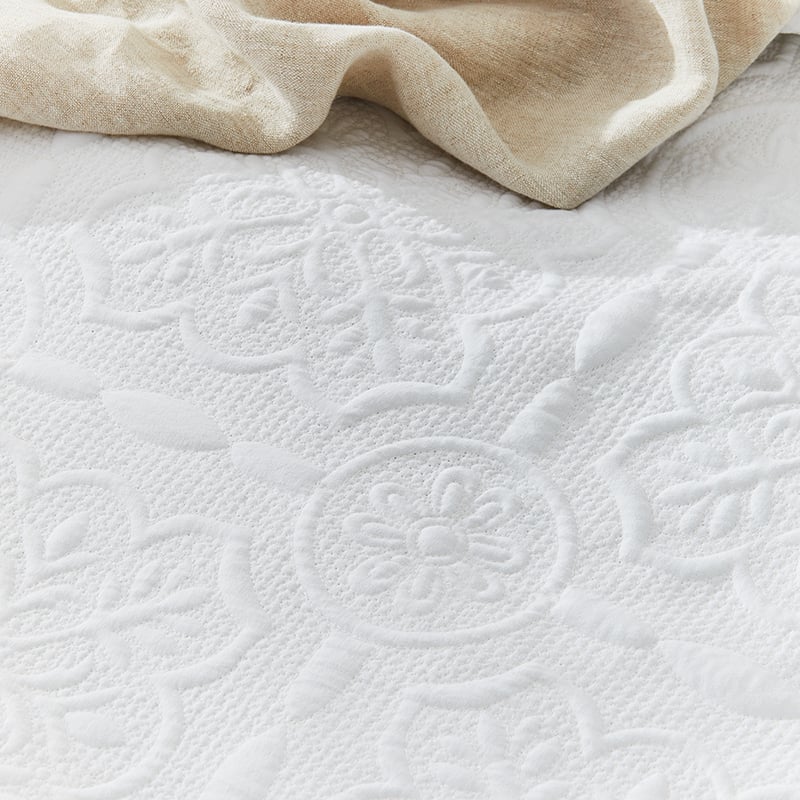 Willa White Quilted Quilt Cover Separates