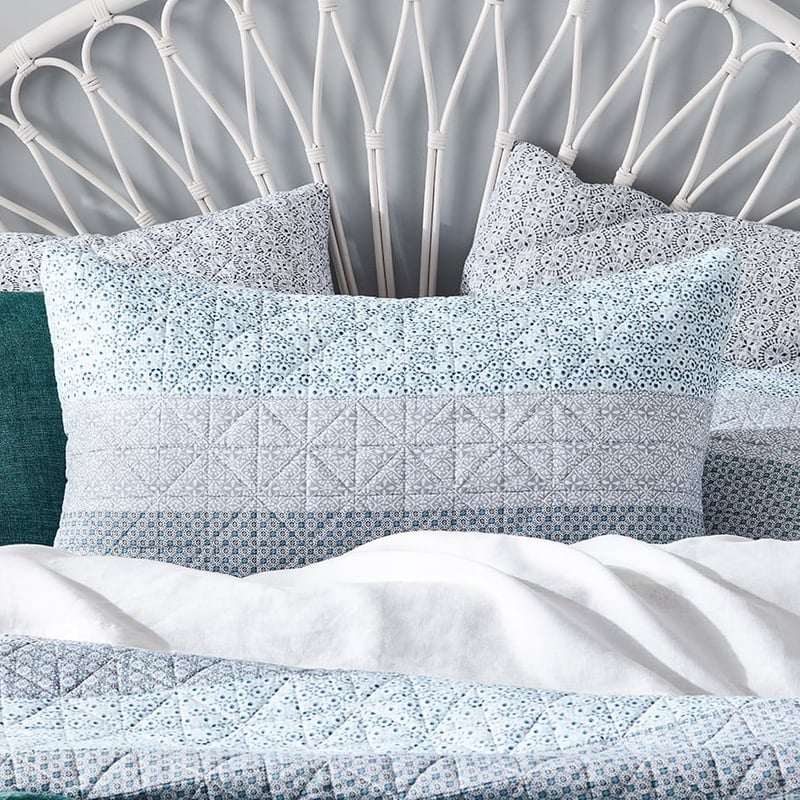 Cole Slate Quilted Quilt Cover Separates