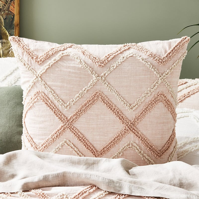 Bonnie Chenille Blush Quilt Cover Separates