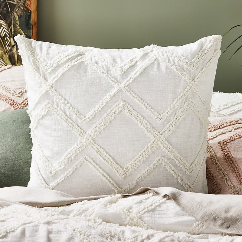 Bonnie Chenille Natural Quilt Cover Separates