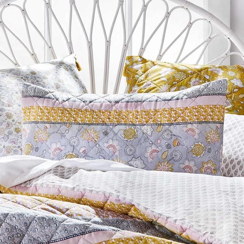 Saffron Mustard Quilted Quilt Cover Separates