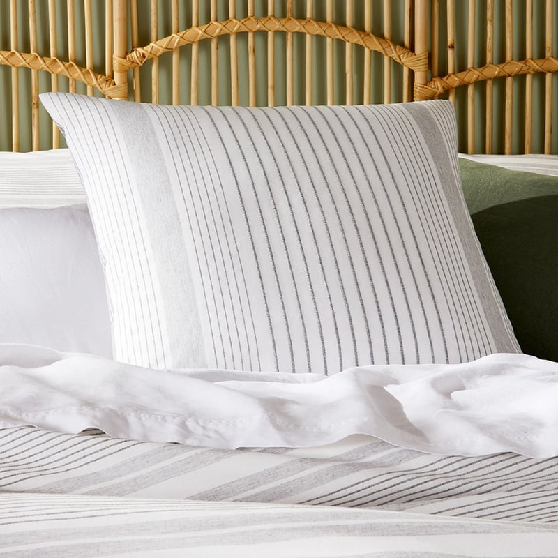 Airley Stripe Grey Quilt Cover Set + Separates