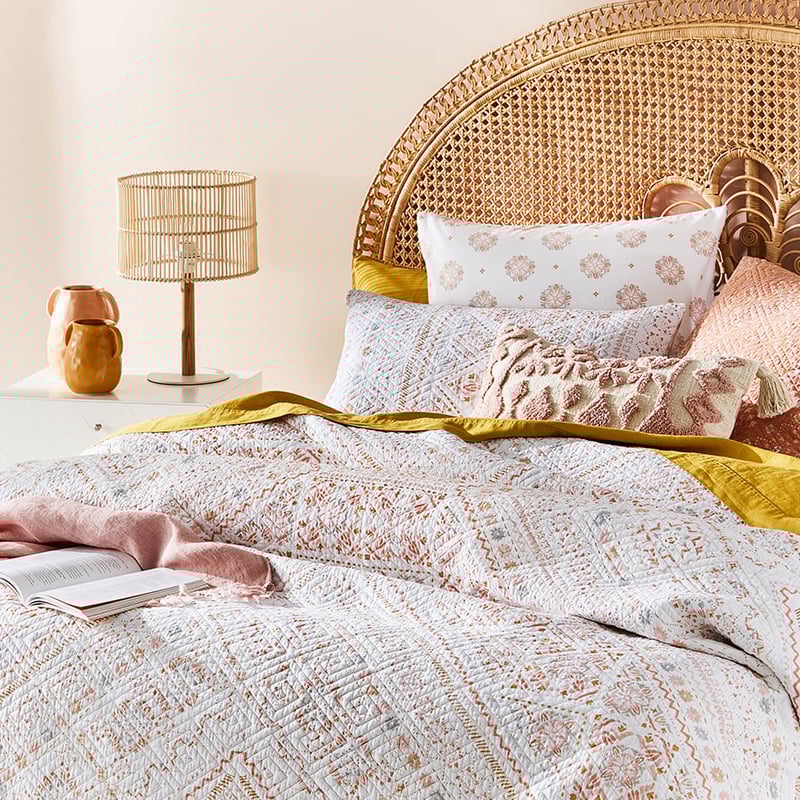 Bangalow Multi Quilted Quilt Cover Separates