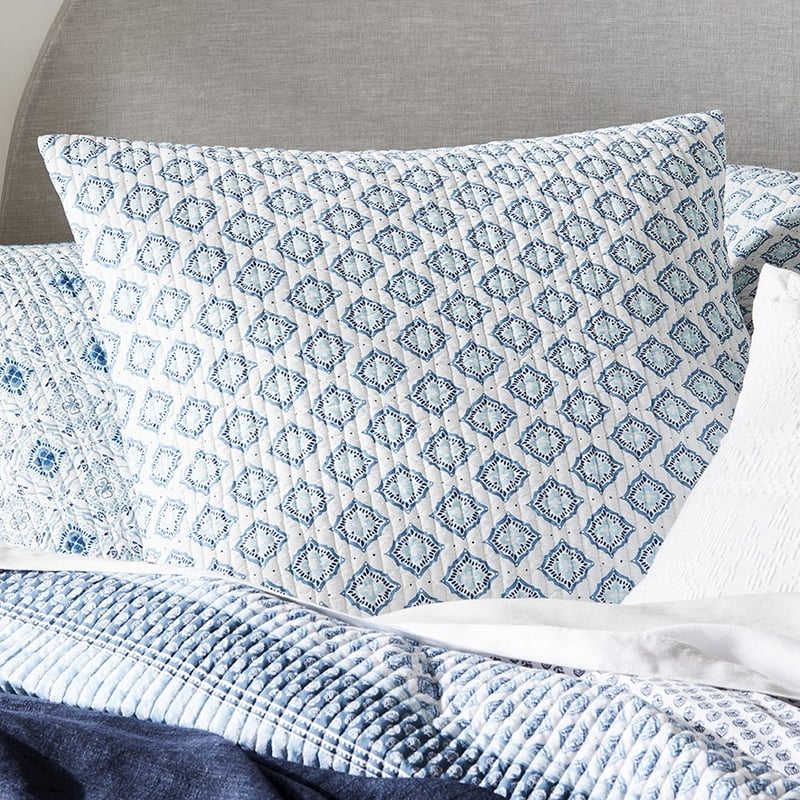 Indu Blue Quilted Quilt Cover Separates