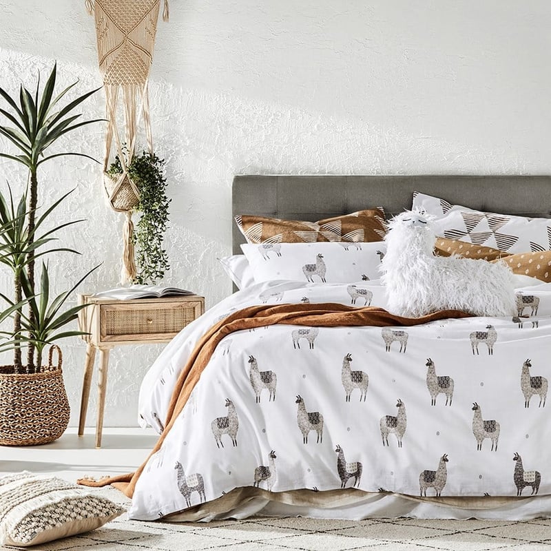 Llama Natural Quilt Cover Set + Separates