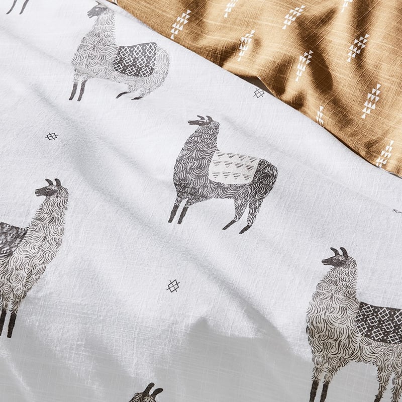 Llama Natural Quilt Cover Set + Separates