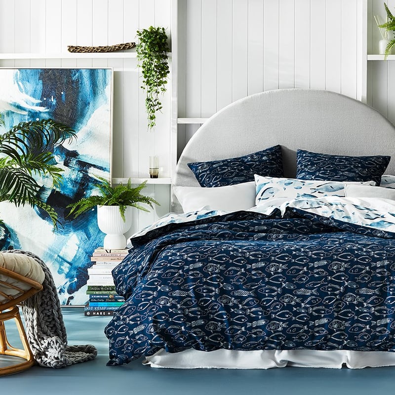 Adriatic Sea Azure Quilt Cover Set + Separates