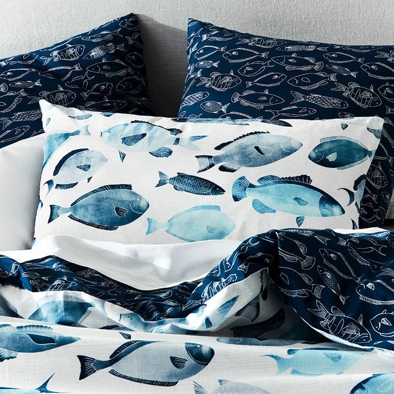 Adriatic Sea Azure Quilt Cover Set + Separates